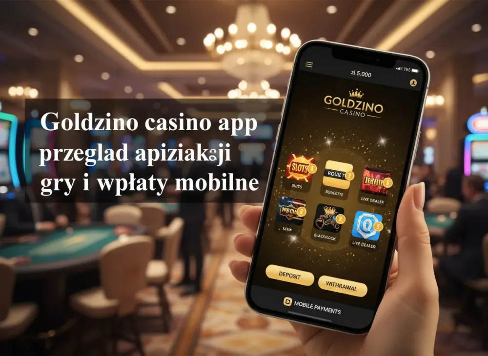 Goldzino casino app przegląd aplikacji gry i wpłaty mobilne