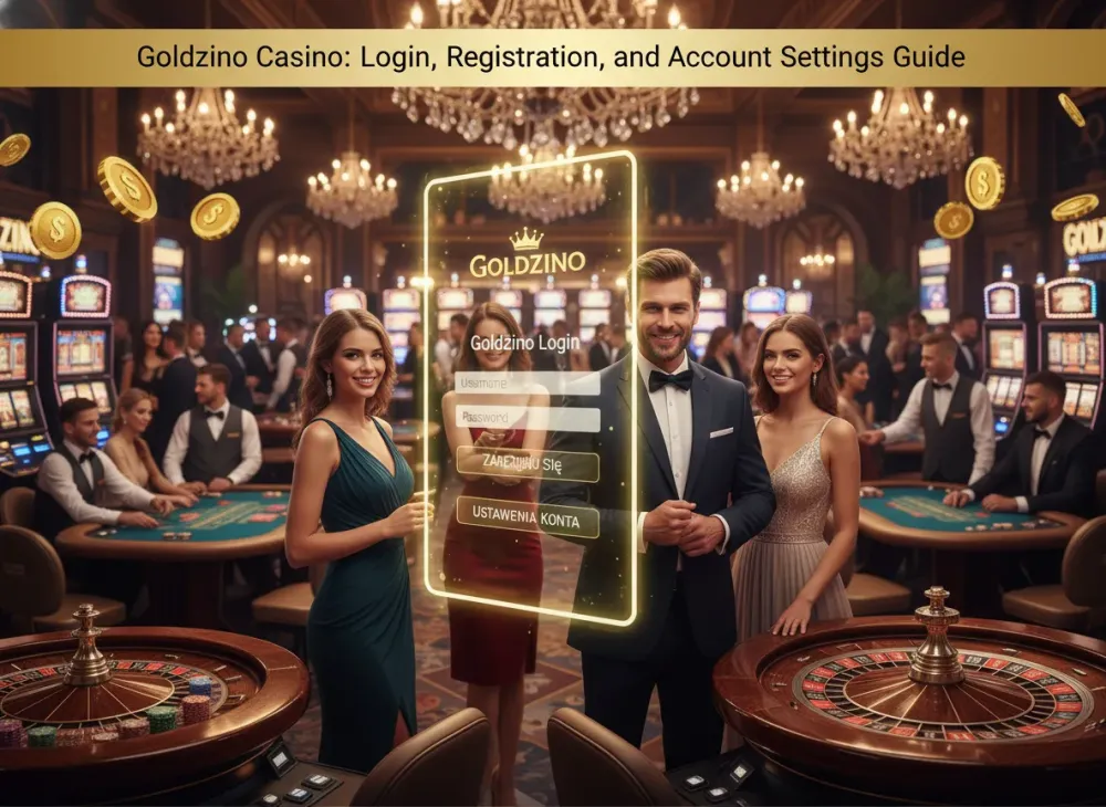 Goldzino casino login Poradnik logowania i ustawienia konta